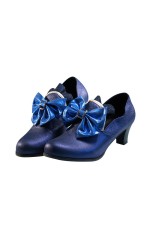 1/3 Delusion Genshin Impact Furina Blue Cosplay Shoes